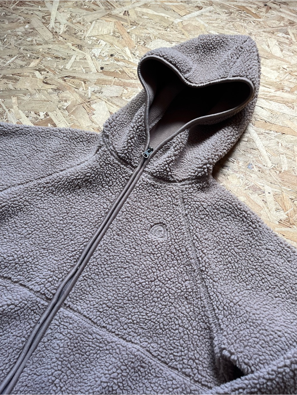 Light Brown Sierra Designs Hooded Full Zip Vest